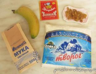 Банановые сырники рецепт диетические Как готовить сырники из банана без творога